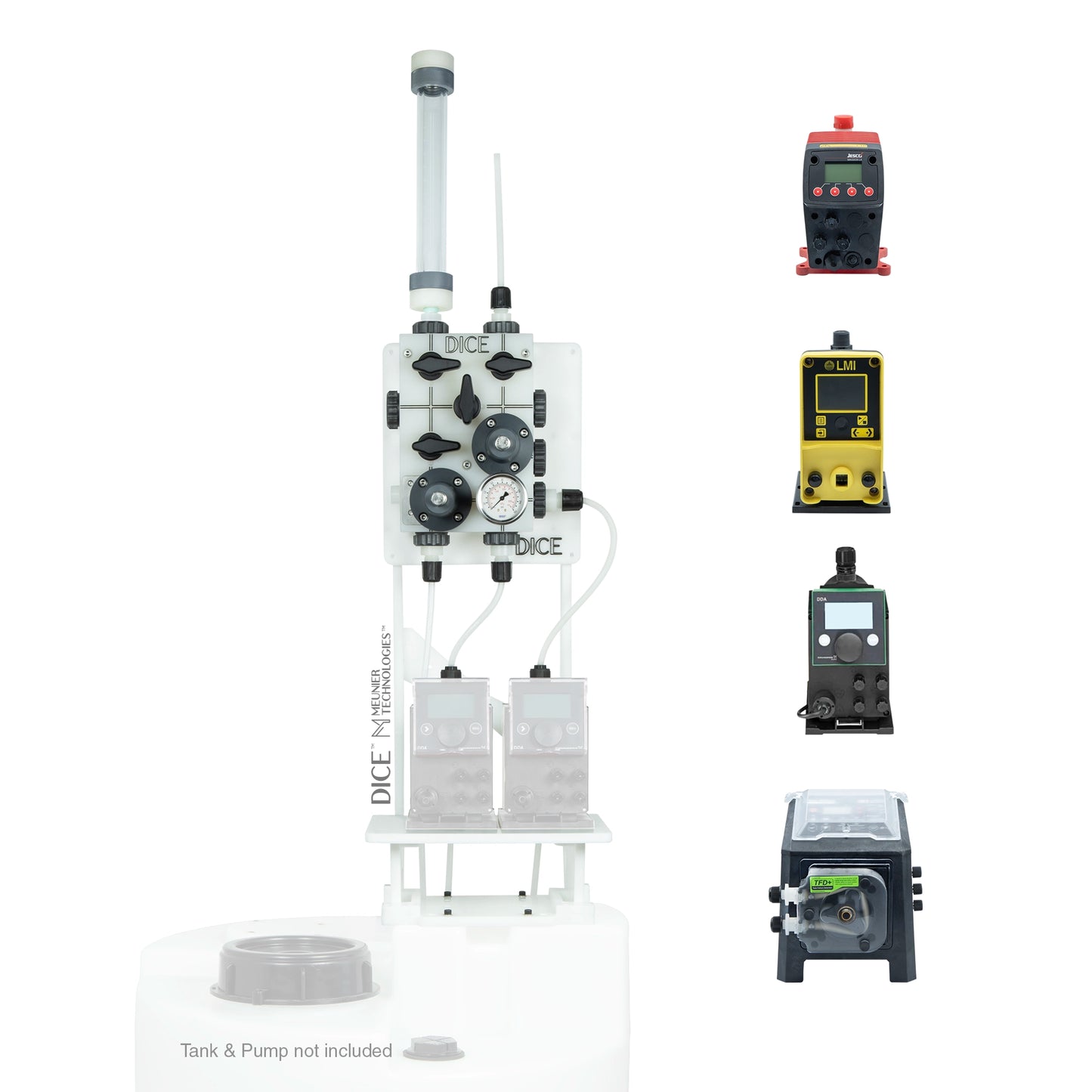 DICE™ System DM 1/2" - Self Supported & Wall Mount - Duplex