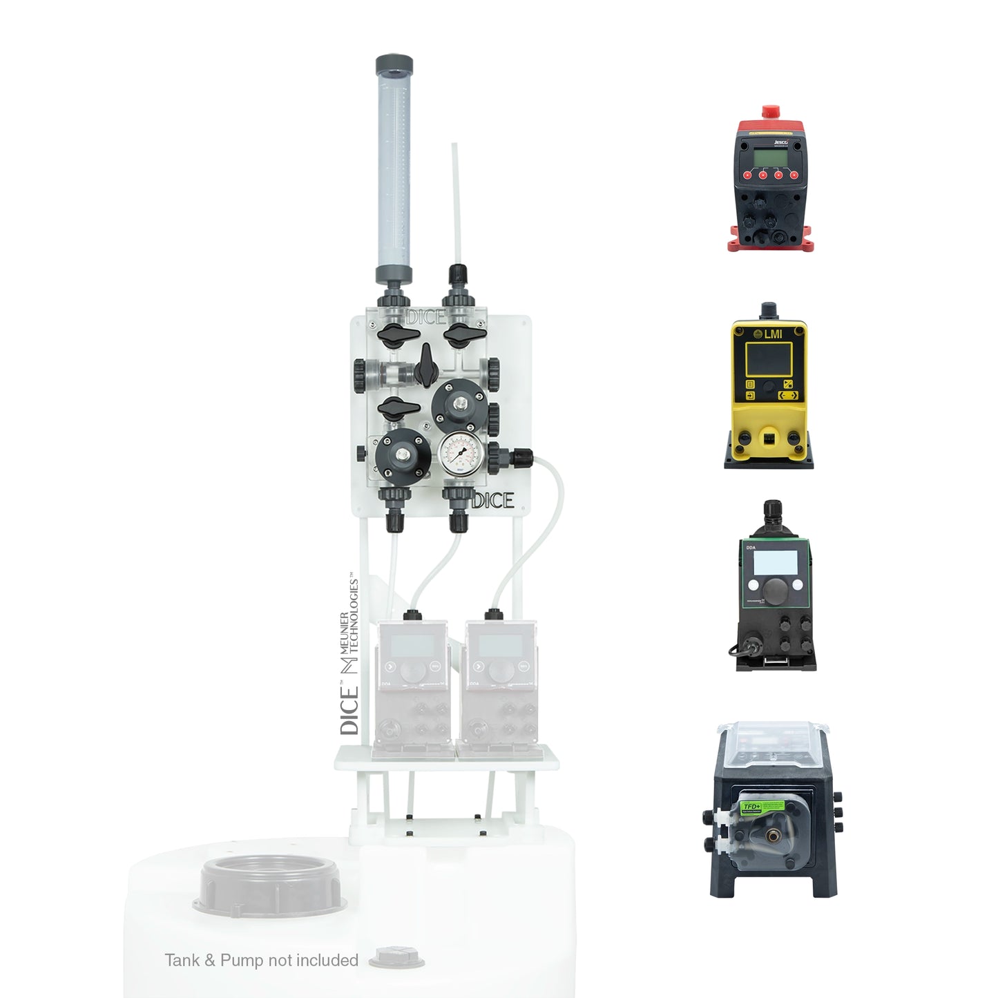 DICE™ System DM 1/2" - Self Supported & Wall Mount - Duplex