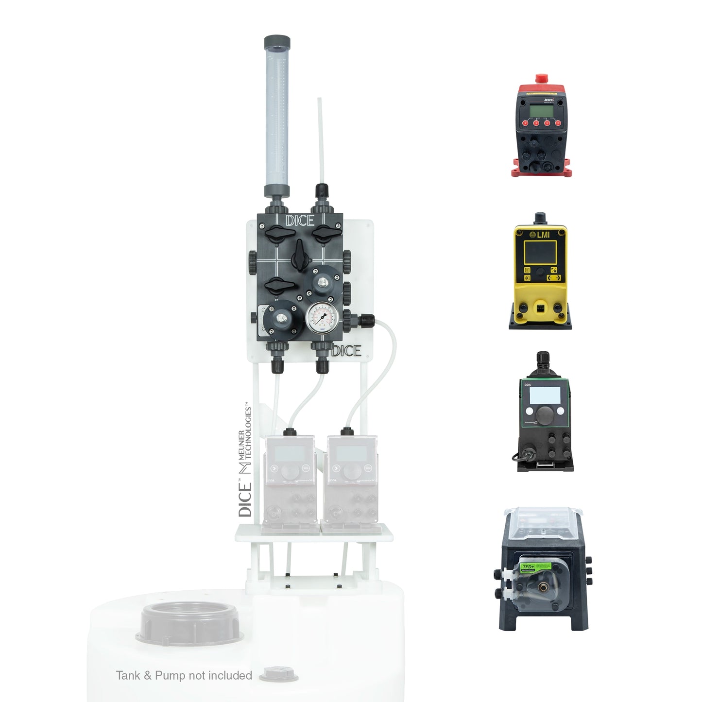 DICE™ System DM 1/2" - Self Supported & Wall Mount - Duplex
