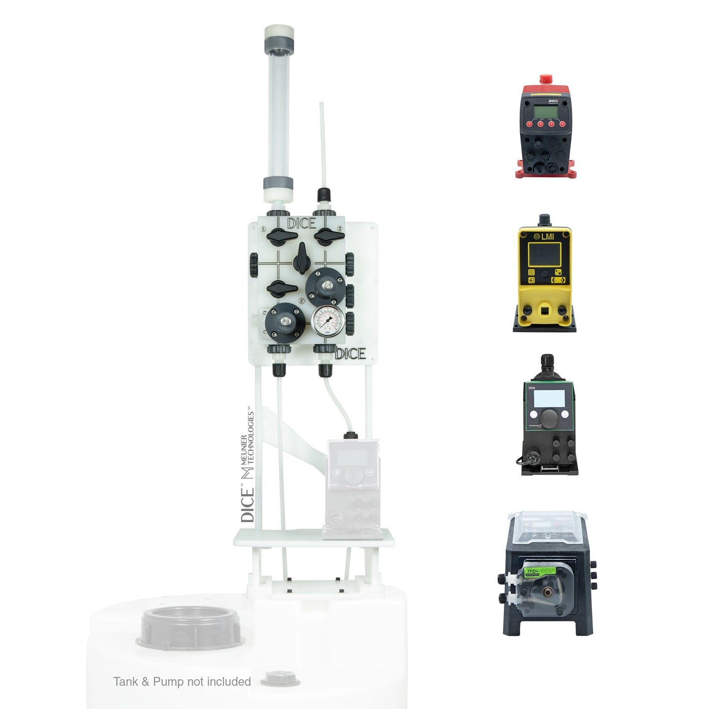 DICE™ System DM 1/2" - Self Supported & Wall Mount - Simplex