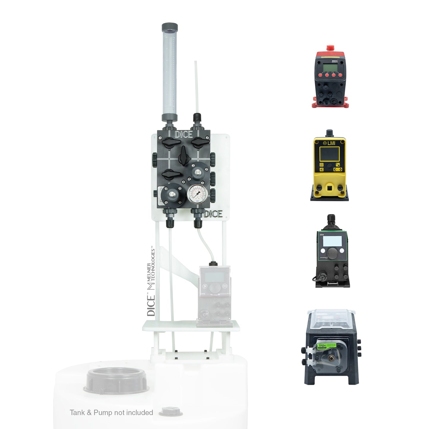 DICE™ System DM 1/2" - Self Supported & Wall Mount - Simplex