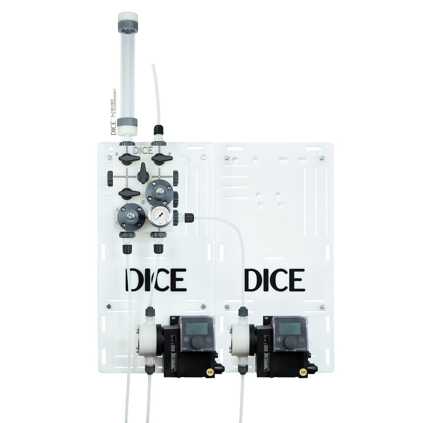 DICE™ System DM 1/2" - Wall Mount - No Shelf - Duplex
