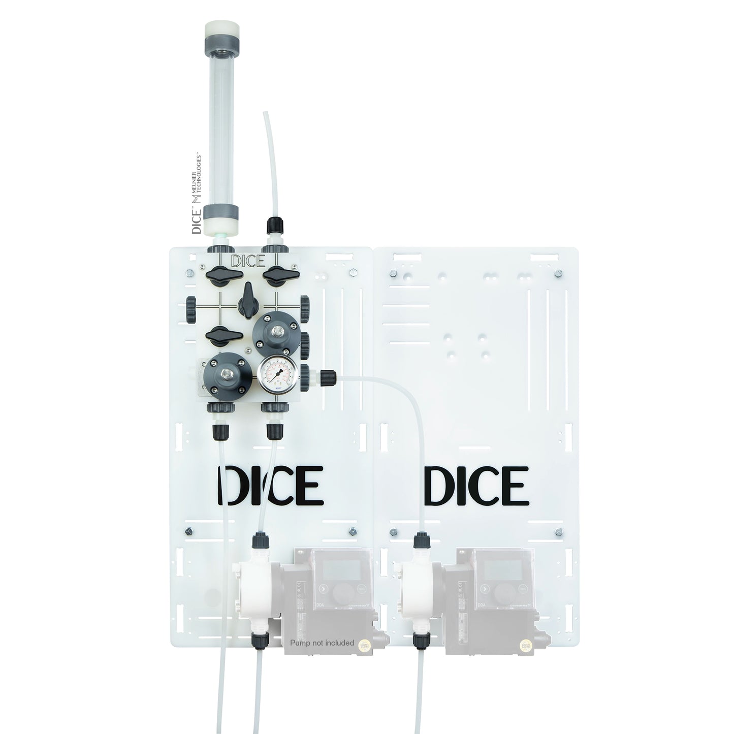 DICE™ System DM 1/2" - Wall Mount - No Shelf - Duplex