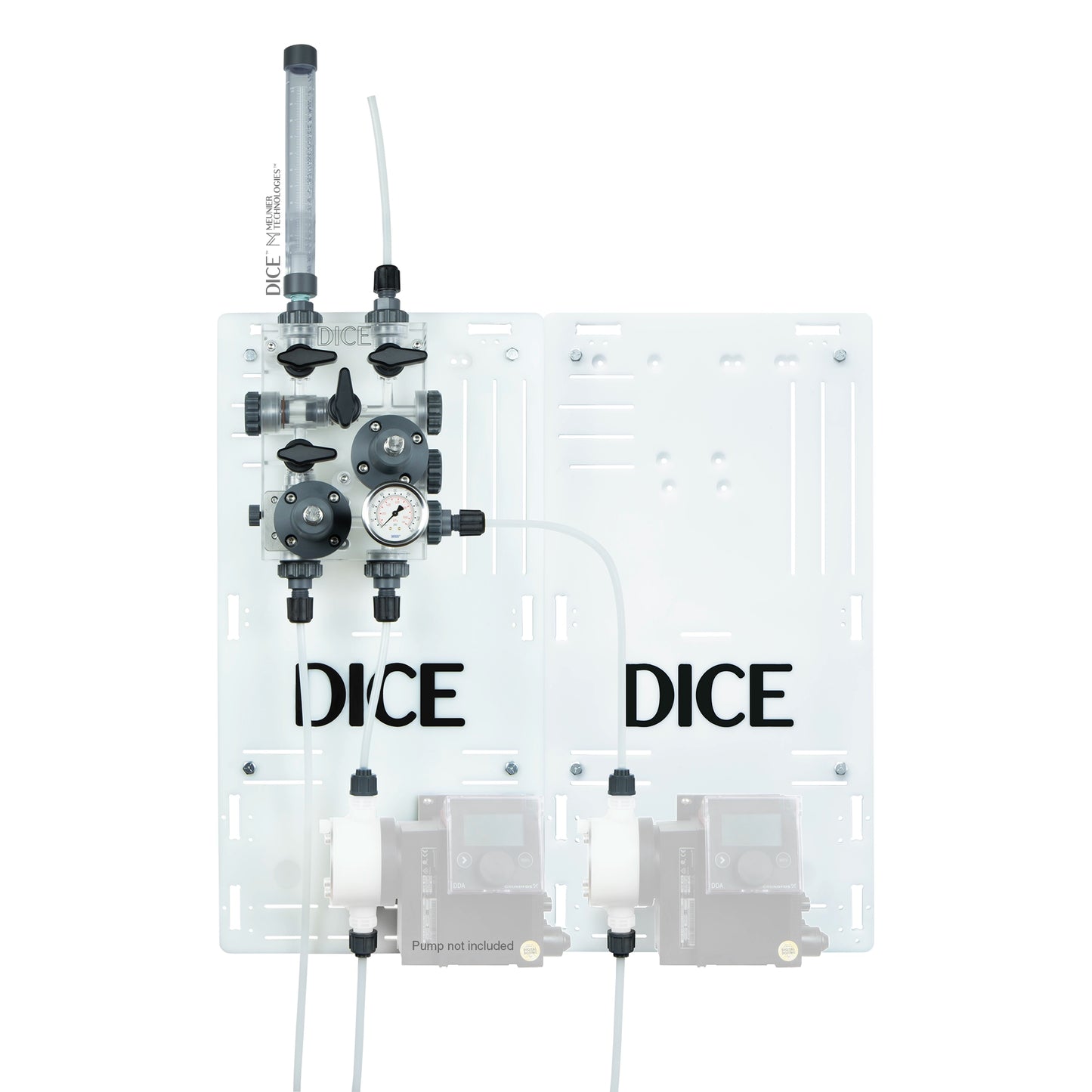 DICE™ System DM 1/2" - Wall Mount - No Shelf - Duplex