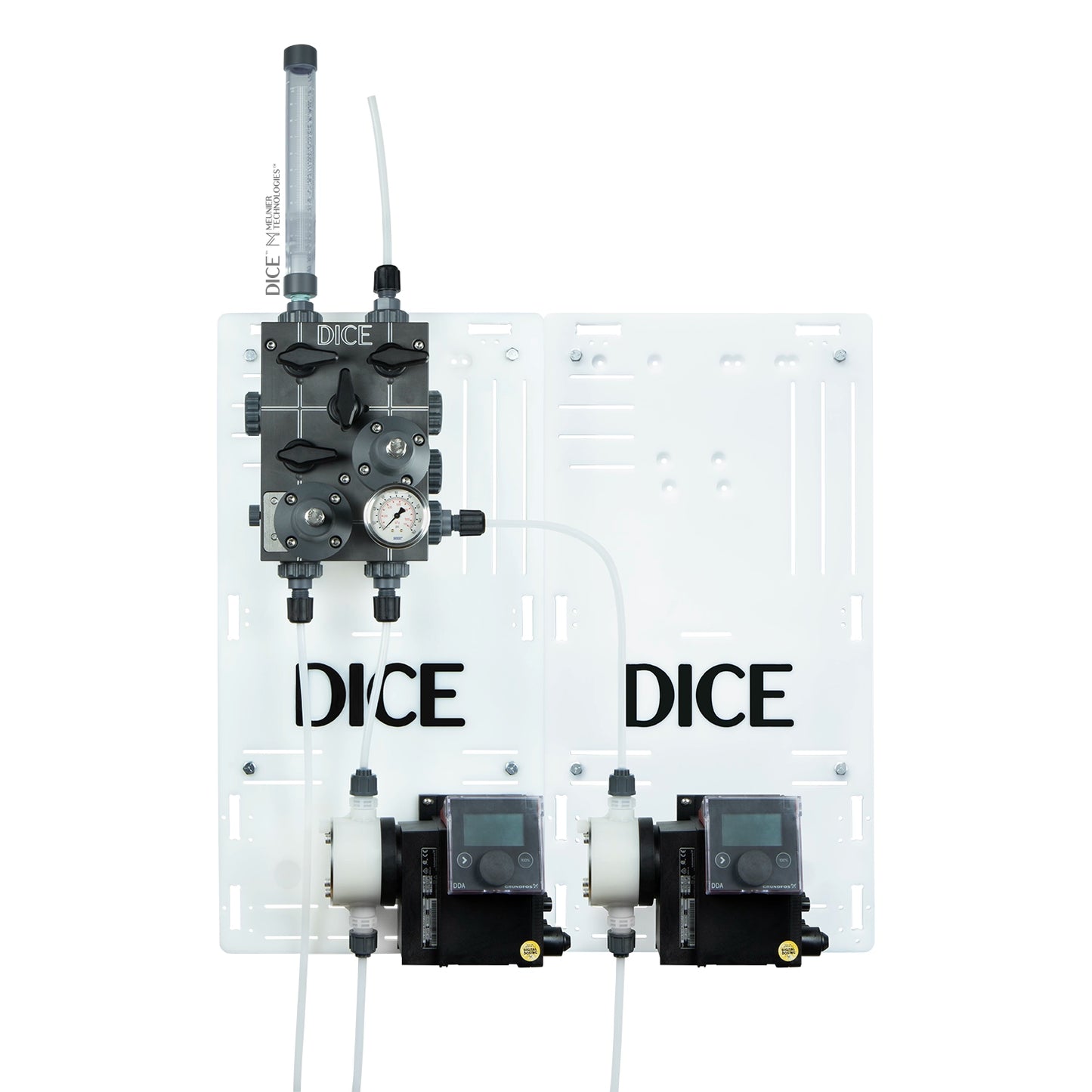 DICE™ System DM 1/2" - Wall Mount - No Shelf - Duplex