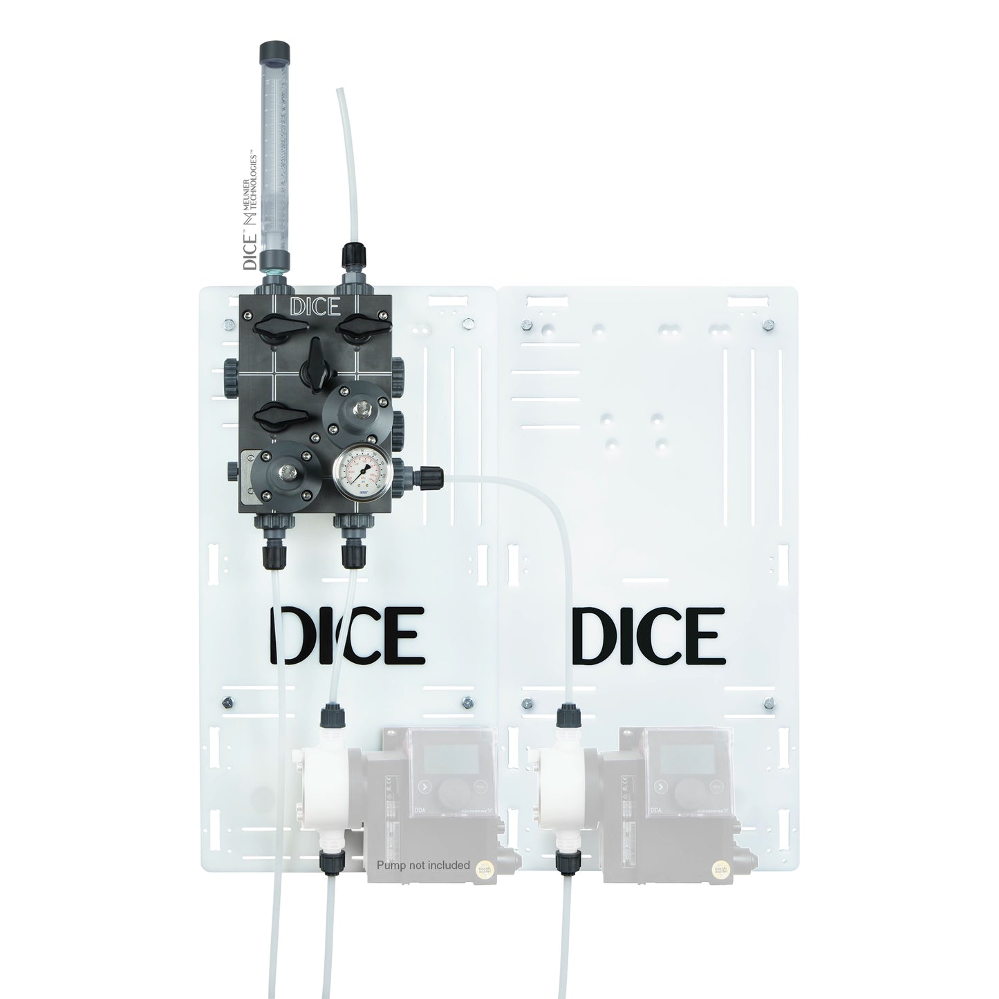 DICE™ System DM 1/2" - Wall Mount - No Shelf - Duplex
