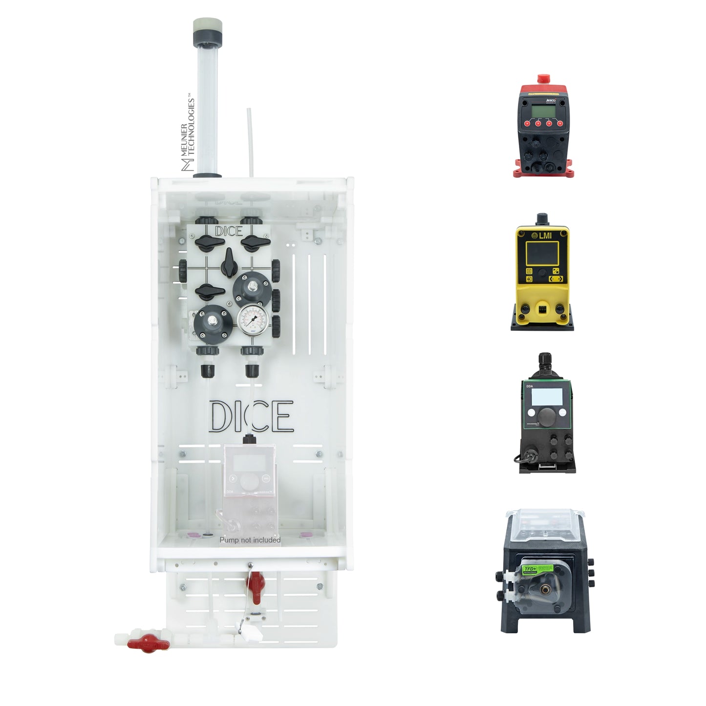 DICE™ System DM 1/2" - Wall Mount - Enclosure - Simplex