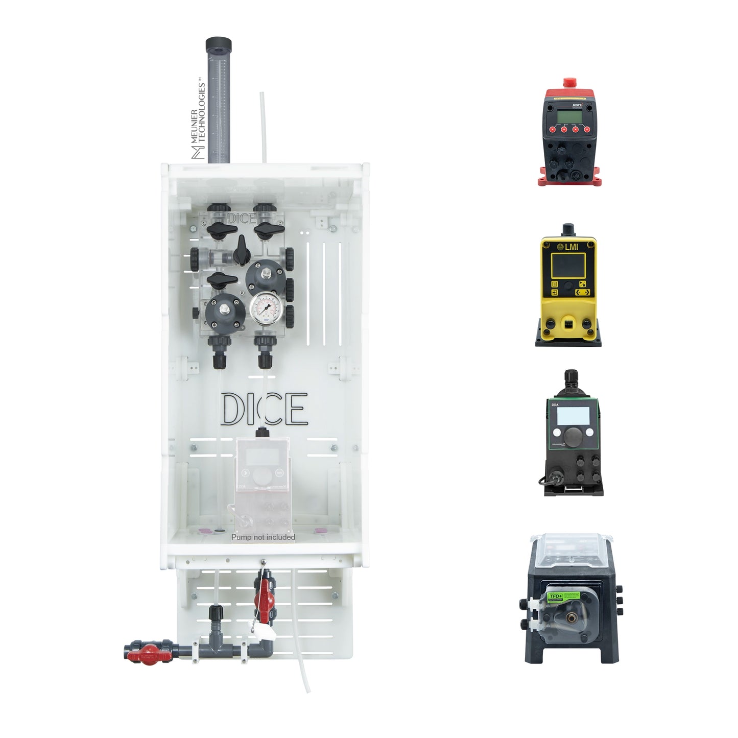 DICE™ System DM 1/2" - Wall Mount - Enclosure - Simplex
