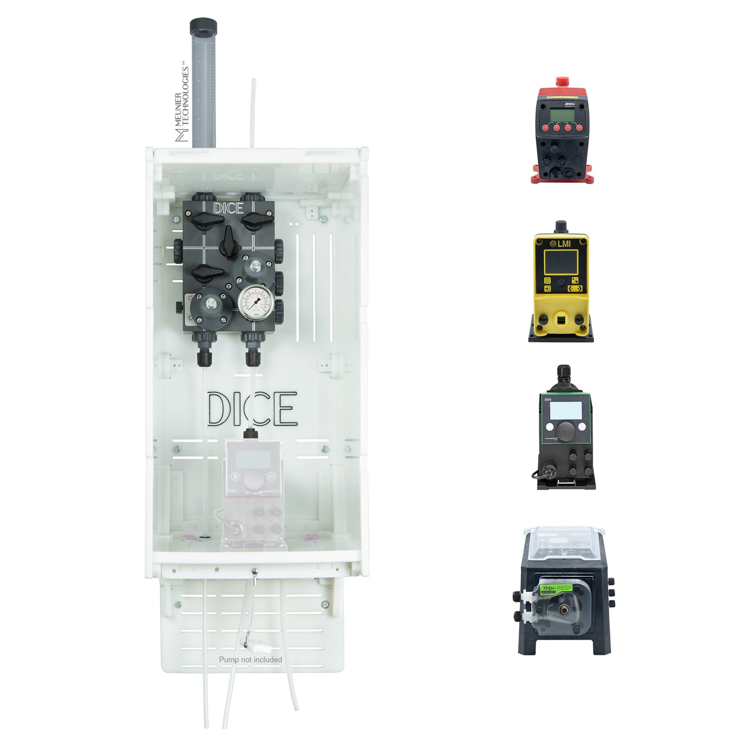 DICE™ System DM 1/2" - Wall Mount - Enclosure - Simplex