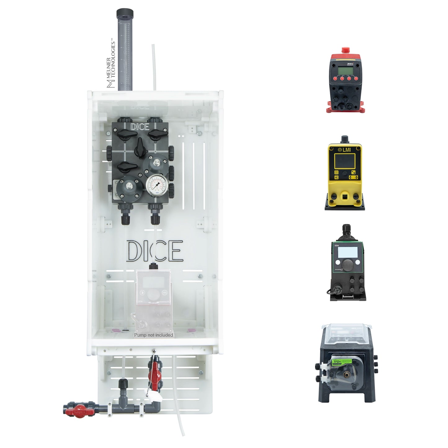 DICE™ System DM 1/2" - Wall Mount - Enclosure - Simplex