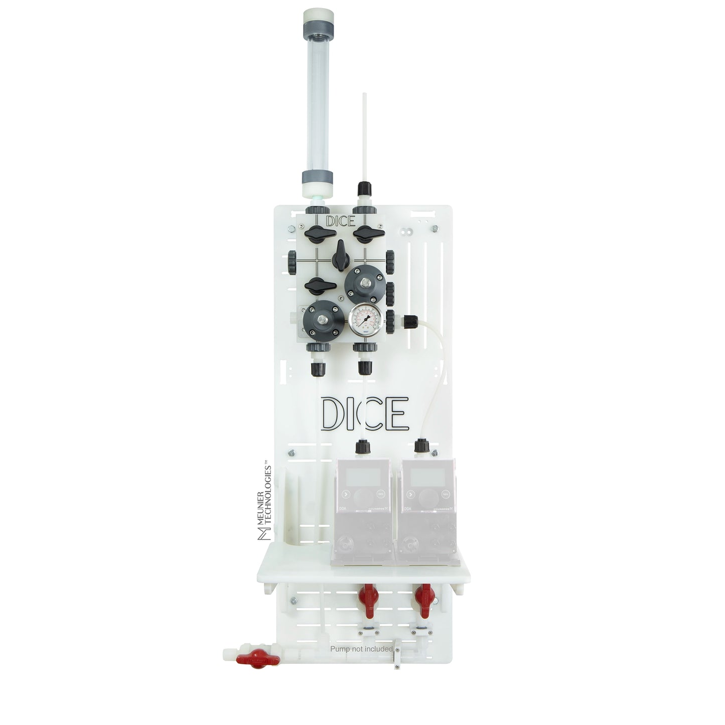 DICE™ System DM 1/2" - Wall Mount - Standard Shelf - Duplex