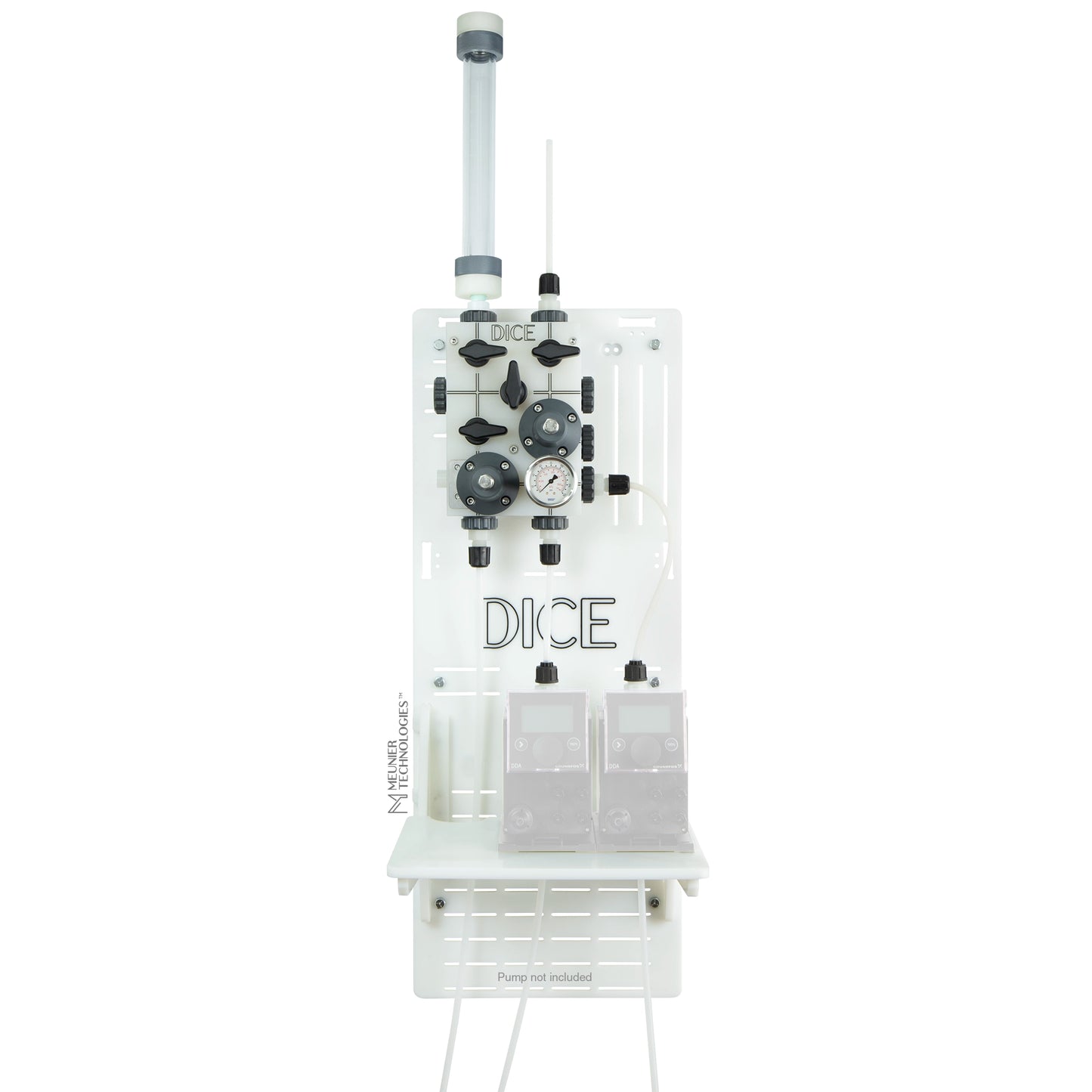 DICE™ System DM 1/2" - Wall Mount - Standard Shelf - Duplex