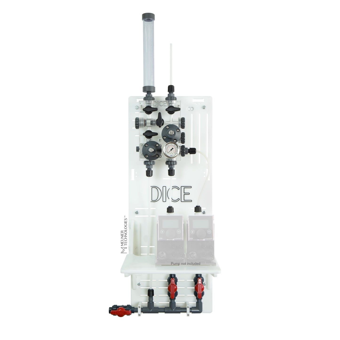 DICE™ System DM 1/2" - Wall Mount - Standard Shelf - Duplex