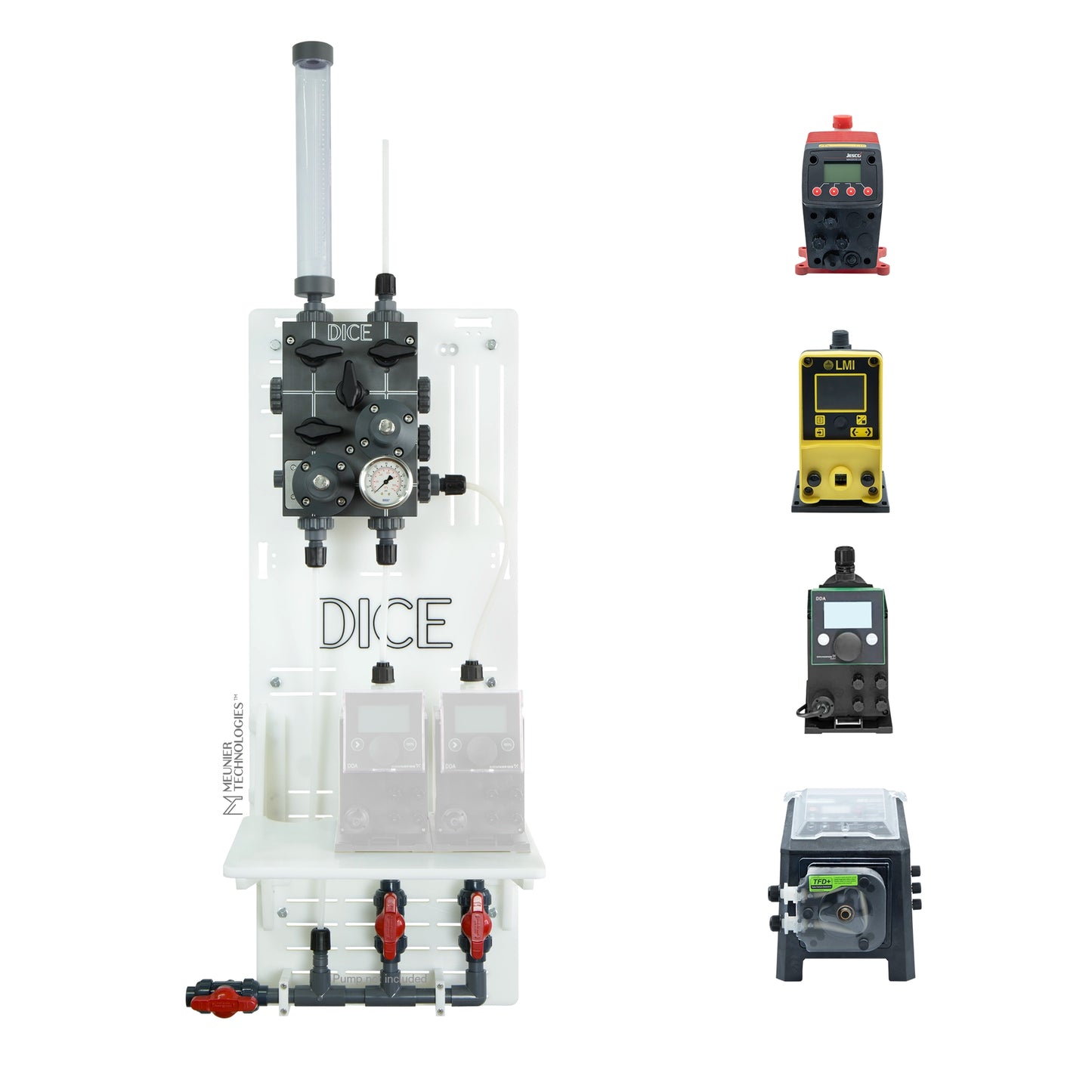DICE™ System DM 1/2" - Wall Mount - Standard Shelf - Duplex