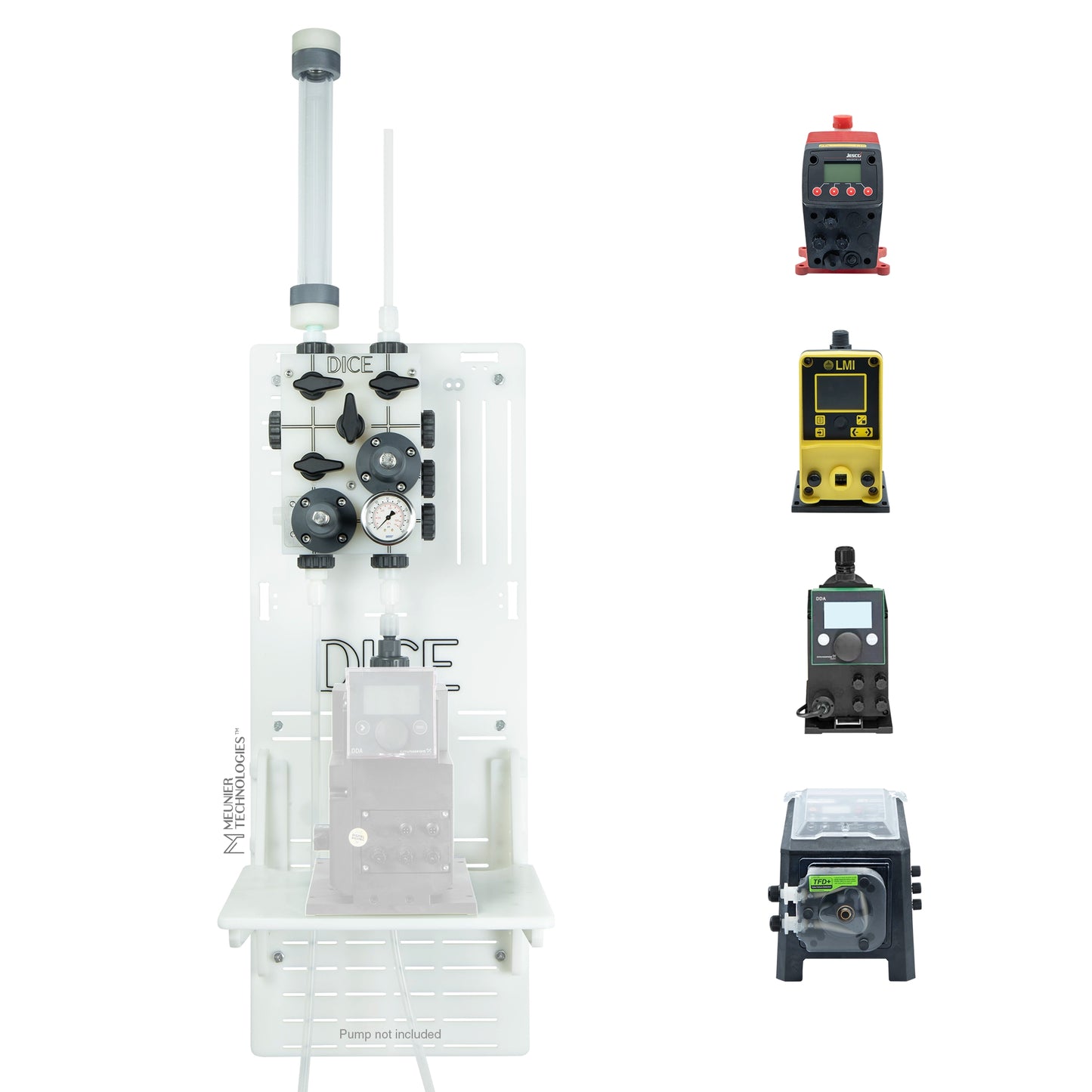 DICE™ System DM 1/2" - Wall Mount - Standard Shelf - Simplex