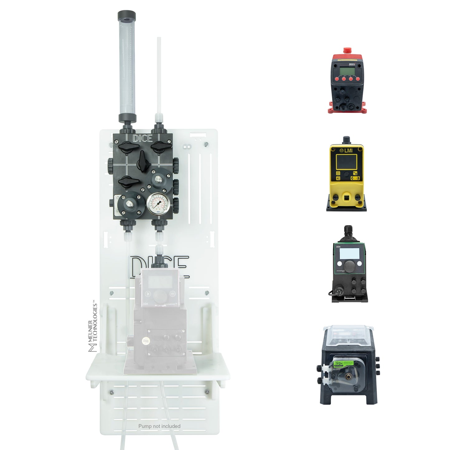 DICE™ System DM 1/2" - Wall Mount - Standard Shelf - Simplex