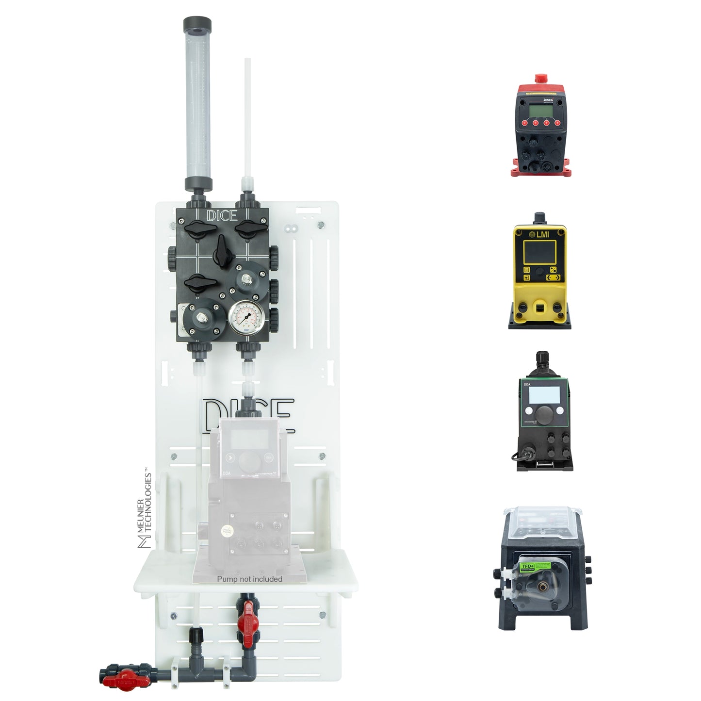 DICE™ System DM 1/2" - Wall Mount - Standard Shelf - Simplex