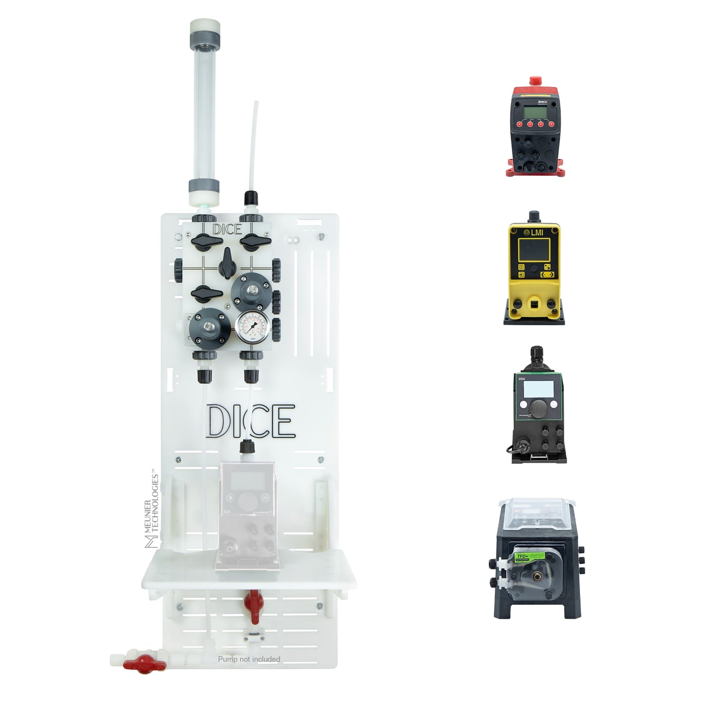 DICE™ System DM 1/2" - Wall Mount - Standard Shelf - Simplex