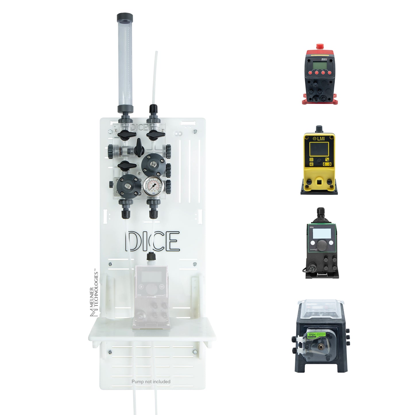 DICE™ System DM 1/2" - Wall Mount - Standard Shelf - Simplex