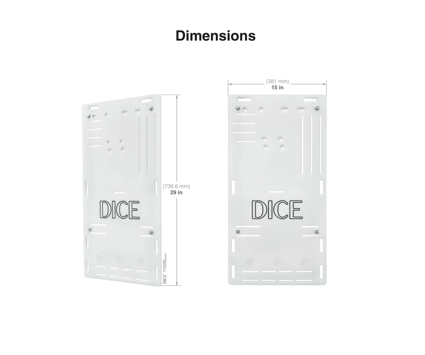 DICE™ Panel Wall Mount - No Shelf