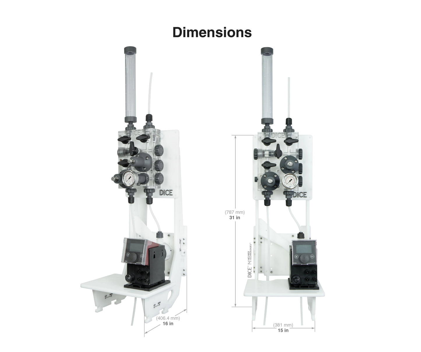 DICE™ System DM 1/2" - Self Supported & Wall Mount - Duplex