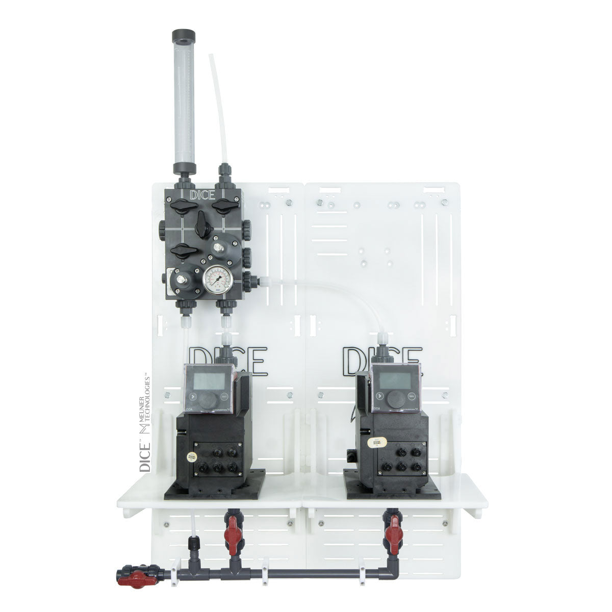 DICE™ System DM 1/2" - Wall Mount - Standard Shelf - Duplex