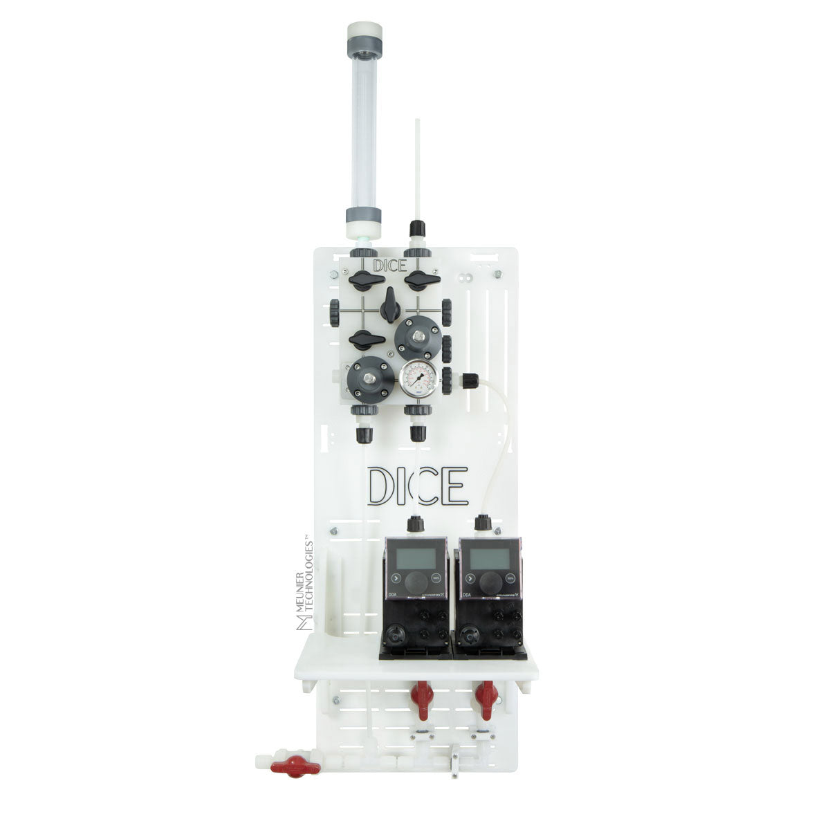 DICE™ System DM 1/2" - Wall Mount - Standard Shelf - Duplex