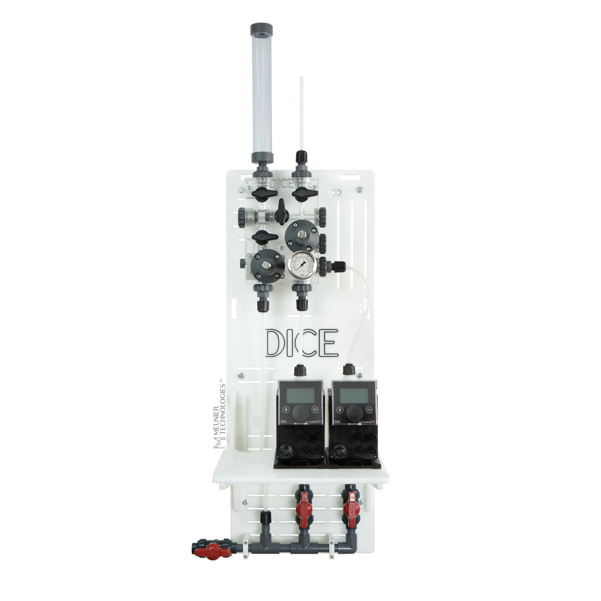 DICE™ System DM 1/2" - Wall Mount - Standard Shelf - Duplex