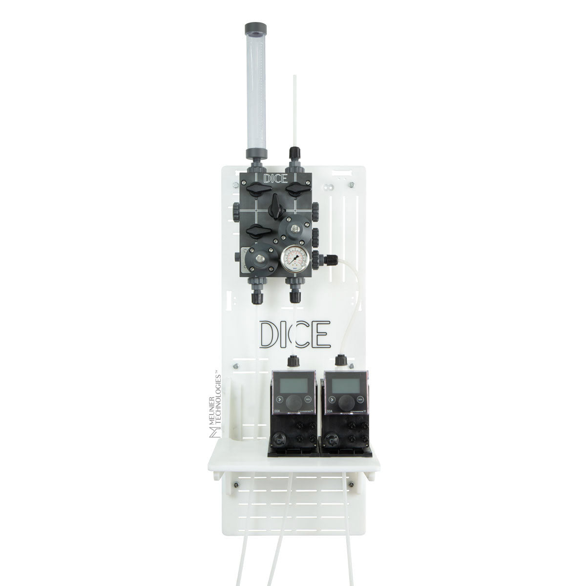 DICE™ System DM 1/2" - Wall Mount - Standard Shelf - Duplex
