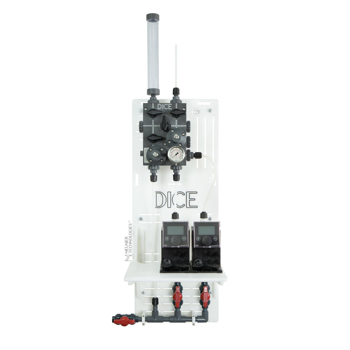 DICE™ System DM 1/2" - Wall Mount - Standard Shelf - Duplex