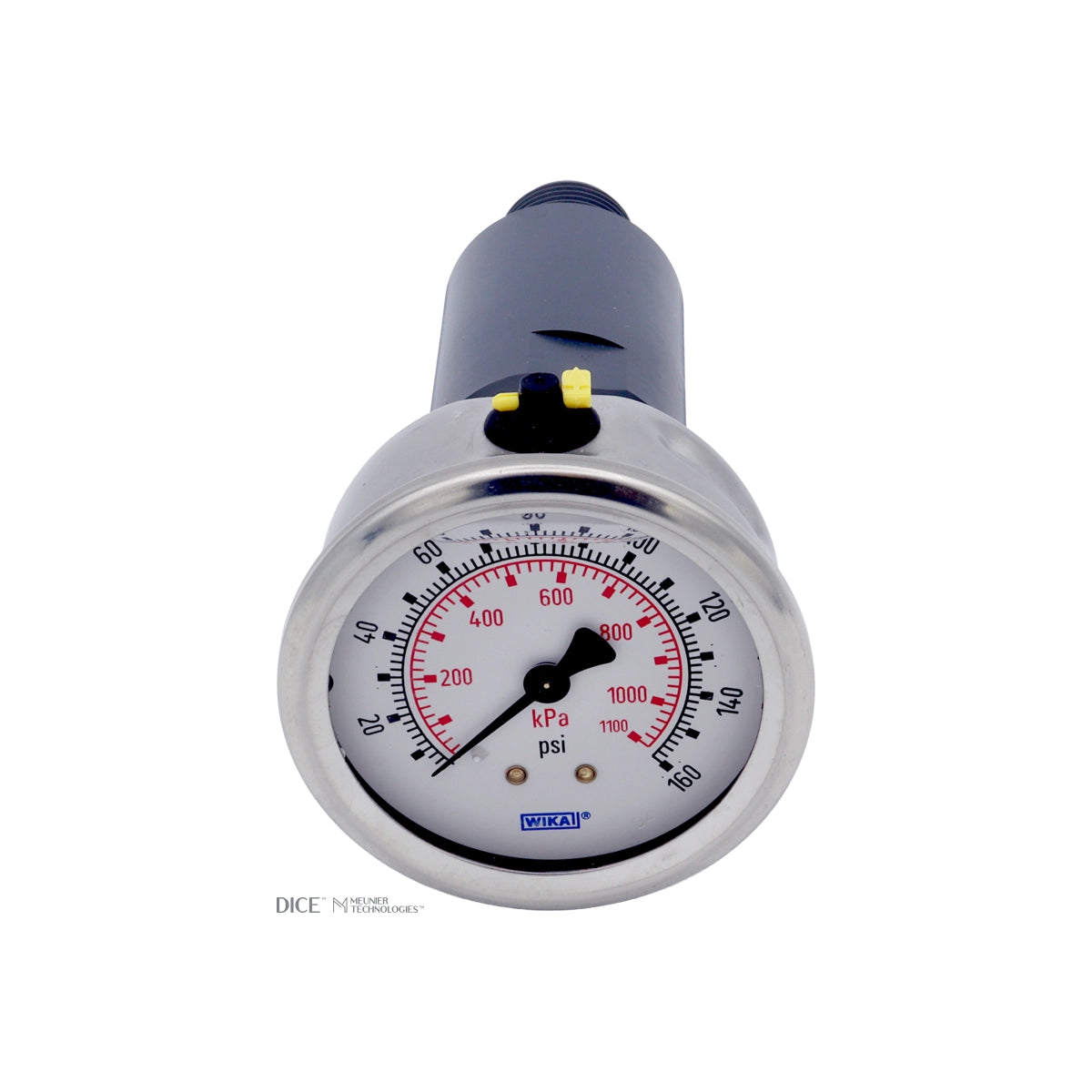 Pressure Gauge & Isolator 1/4''