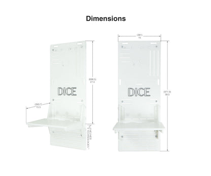 DICE™ Panel Wall Mount - Standard Shelf